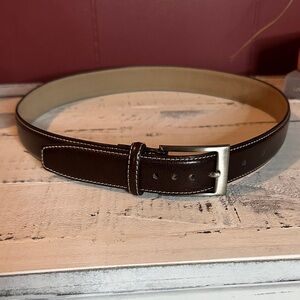 Men's Brown Leather Belt